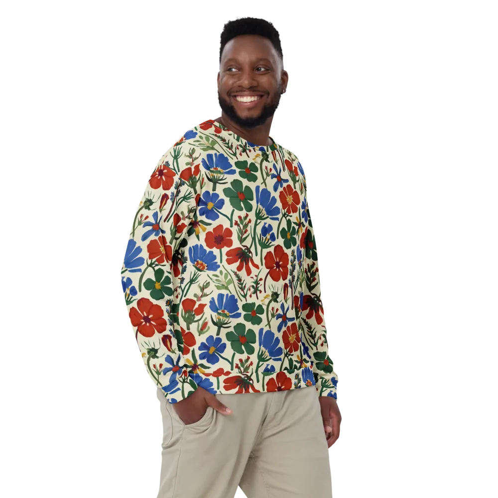 Garden Gouache on Sweatshirt — Front