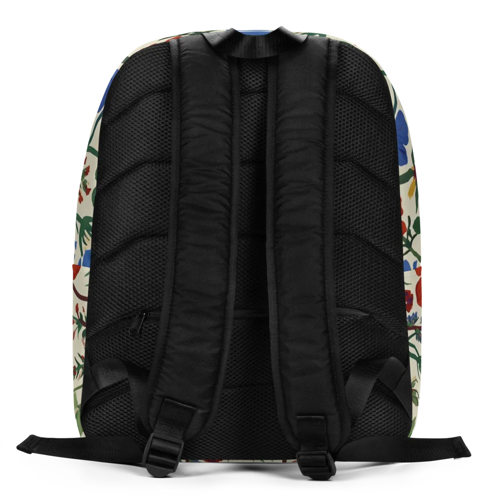 Garden Gouache on Minimalist Backpack — Back