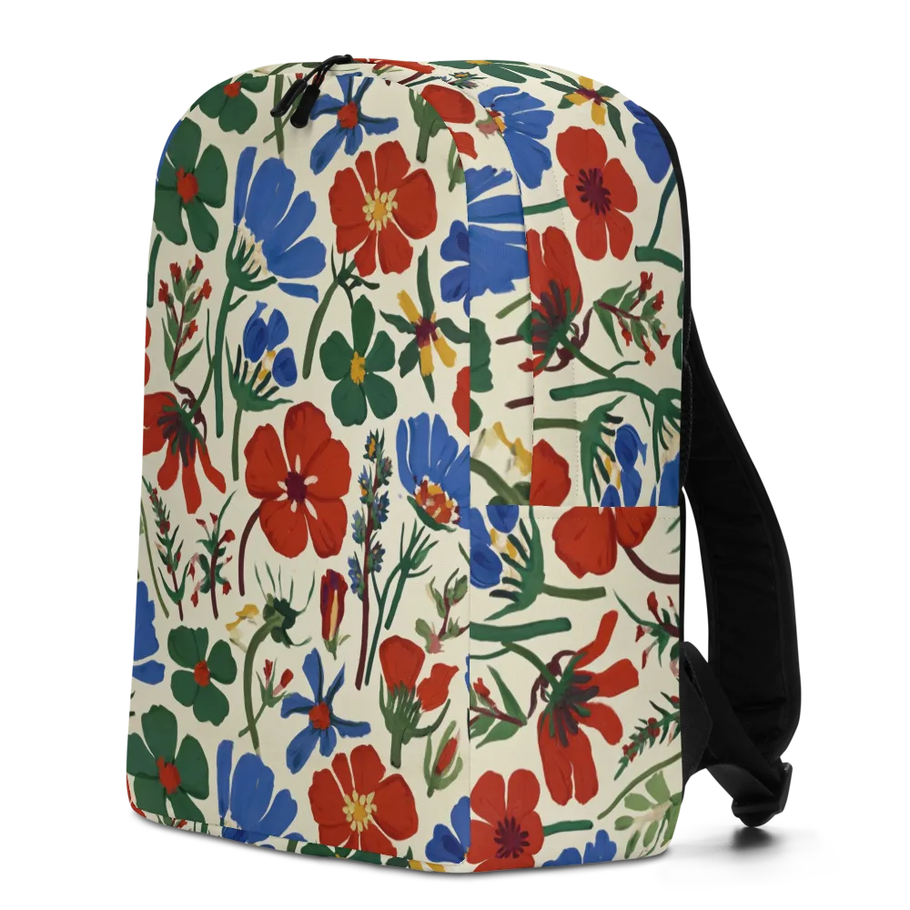 Garden Gouache on Minimalist Backpack — Left
