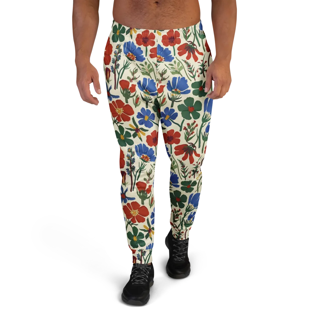 Garden Gouache on Men's Joggers — Front