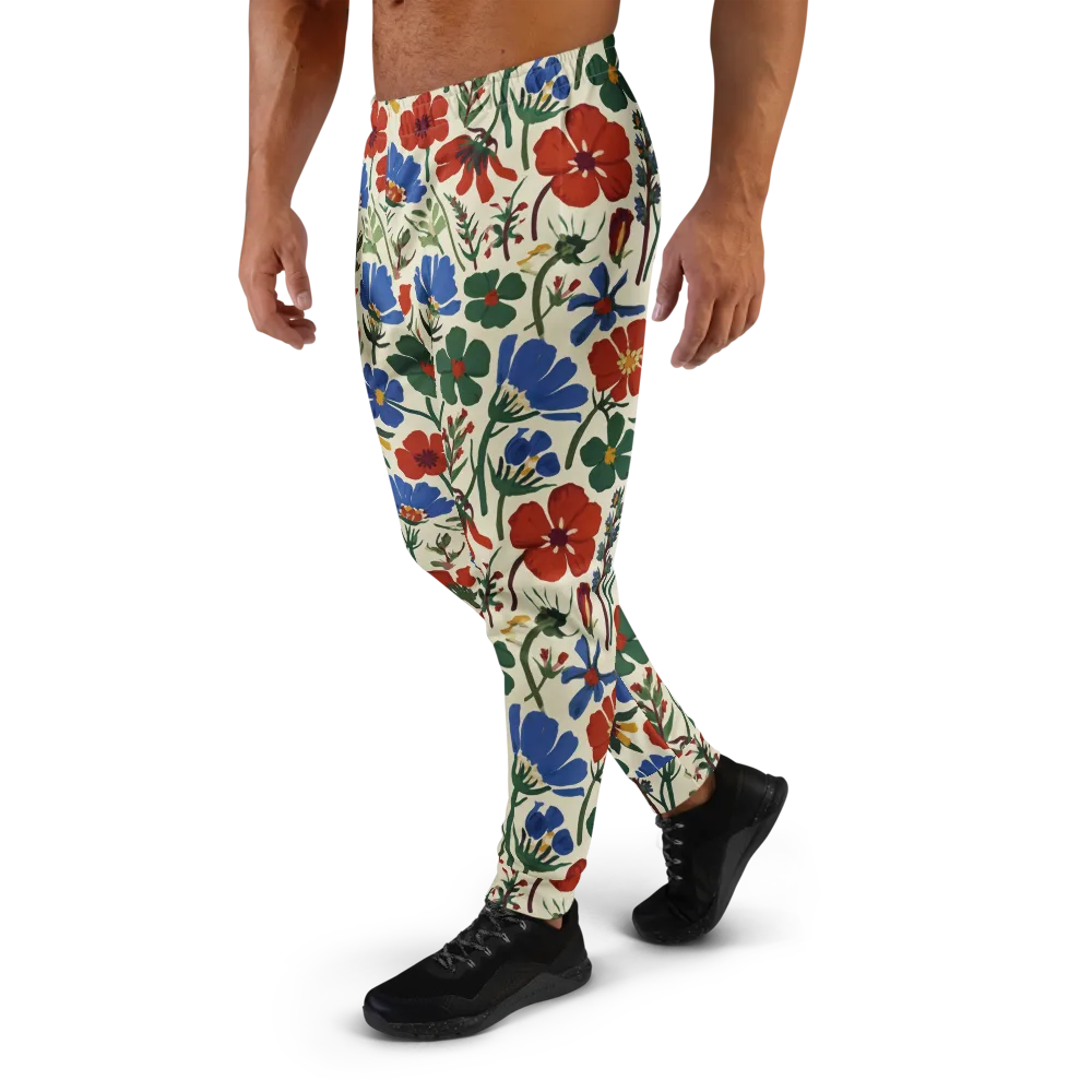 Garden Gouache on Men's Joggers — Left
