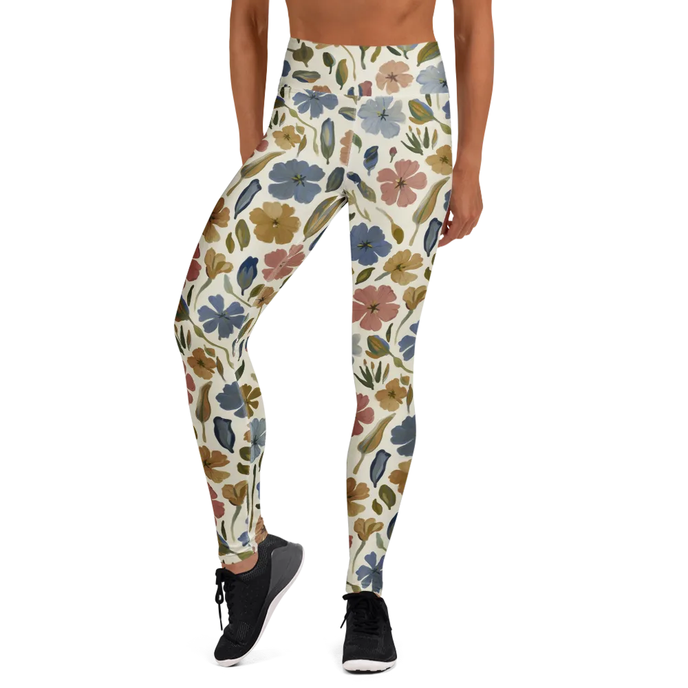 Harvest Garden on Yoga Leggings — Front
