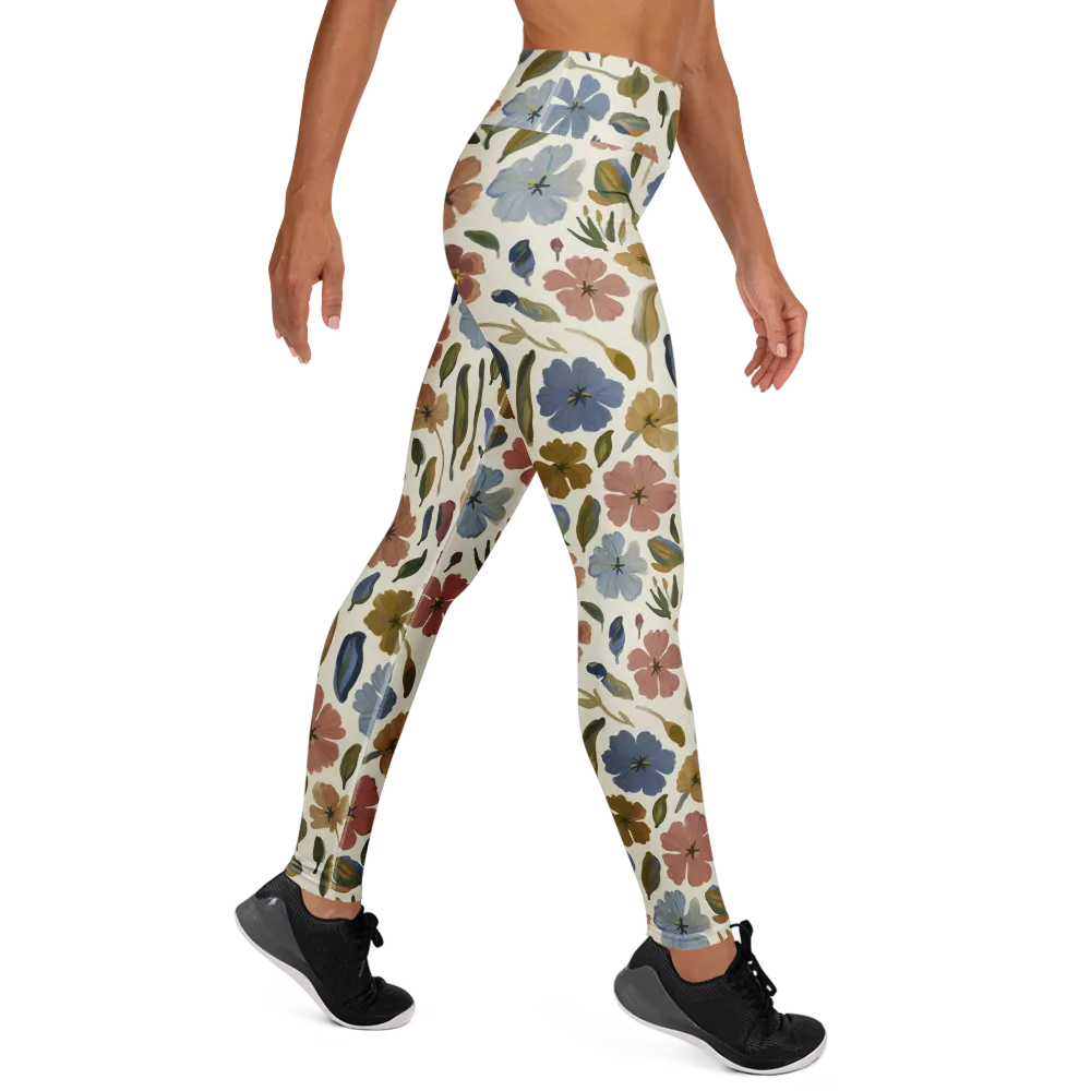 Harvest Garden on Yoga Leggings — Right