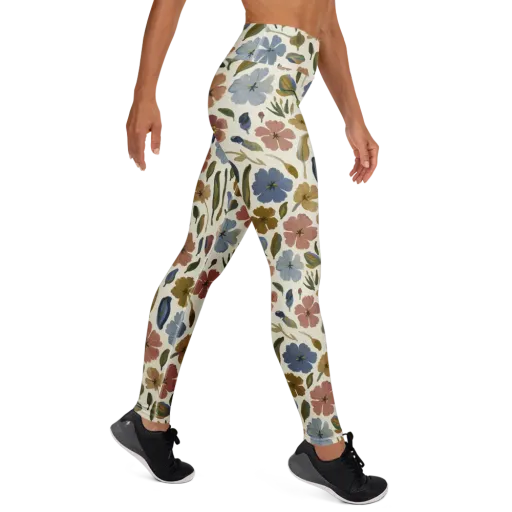Harvest Garden on a Yoga Leggings