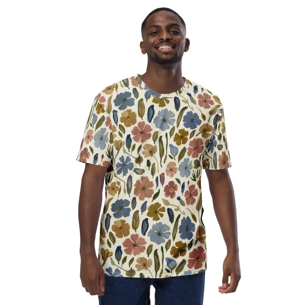 Harvest Garden on Men's Crew Neck T-Shirt — Front