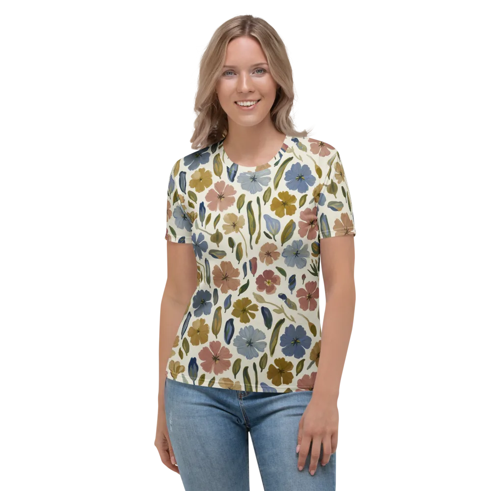 Harvest Garden on Women's Crew Neck T-Shirt — Front