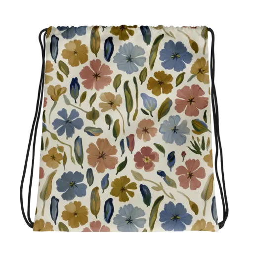 Harvest Garden on a Drawstring Bag