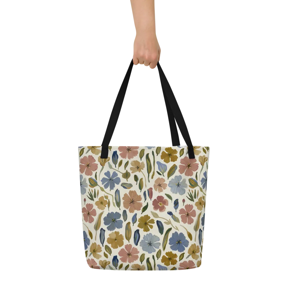 Harvest Garden on Large Tote Bag W/ Pocket — Front