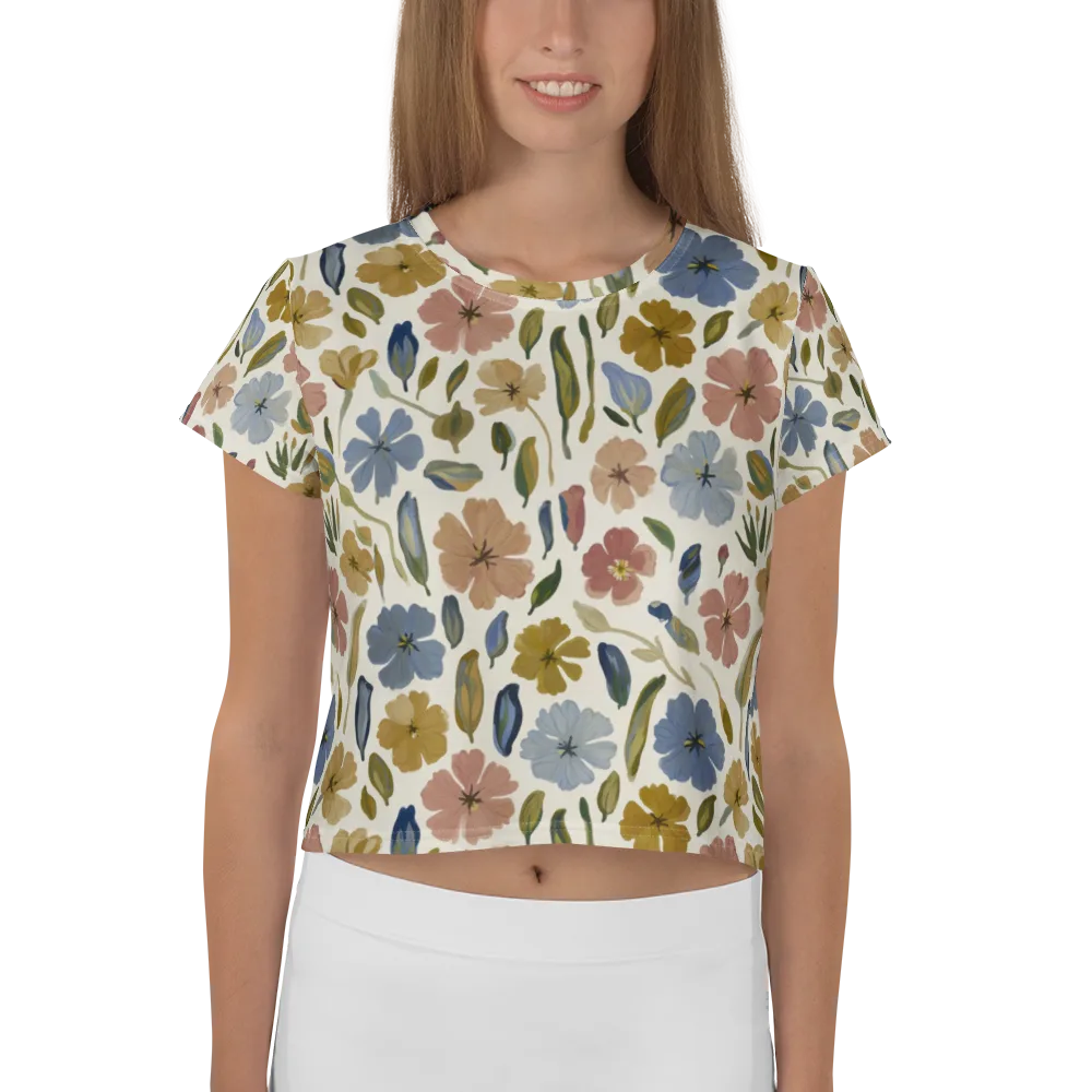 Harvest Garden on Crop Tee — Front
