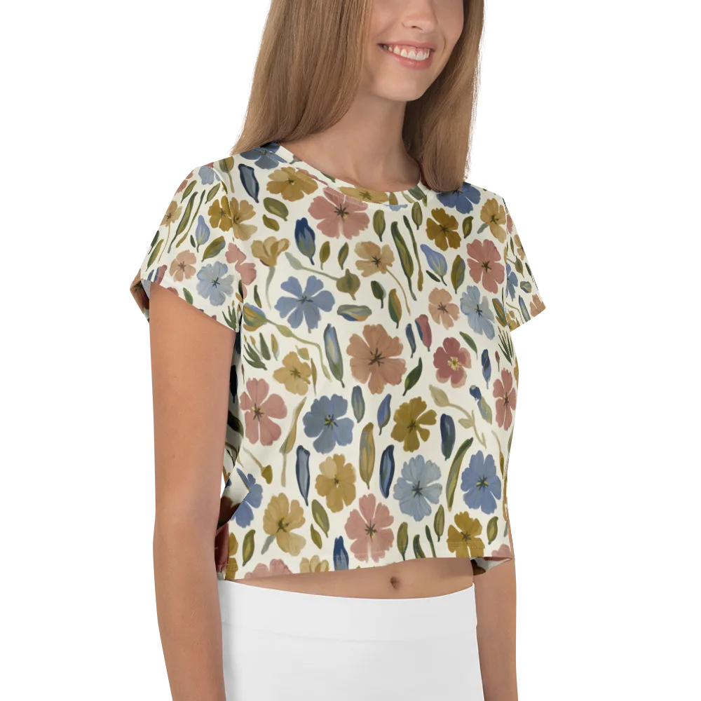 Harvest Garden on Crop Tee — Right