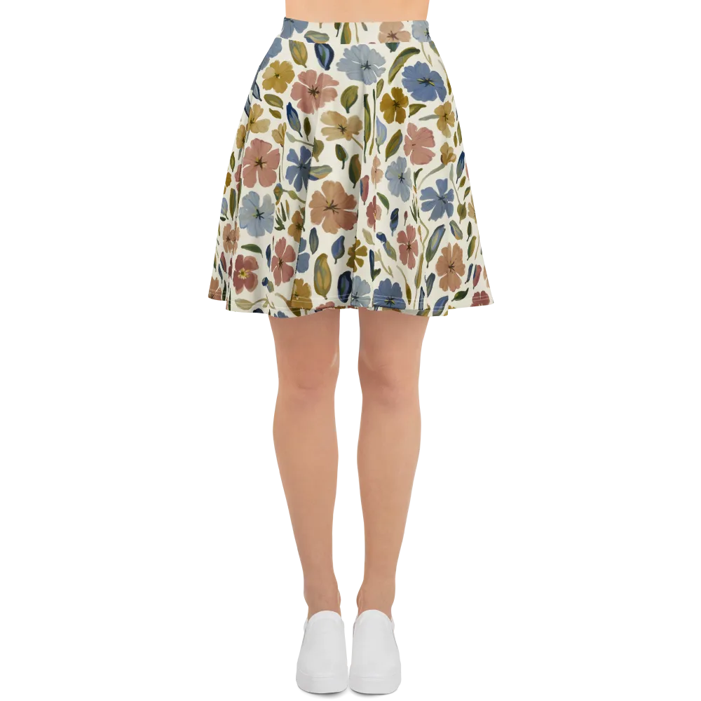 Harvest Garden on Skater Skirt — Front