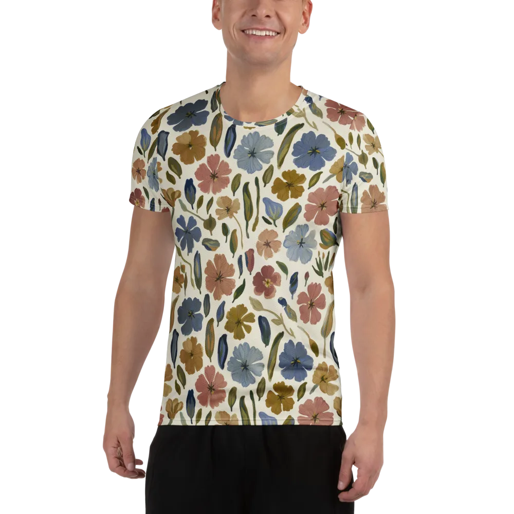 Harvest Garden on Men's Athletic T-Shirt — Front
