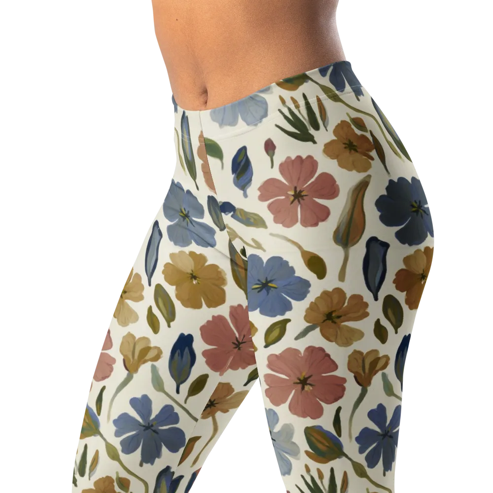 Harvest Garden on Leggings — Left Front