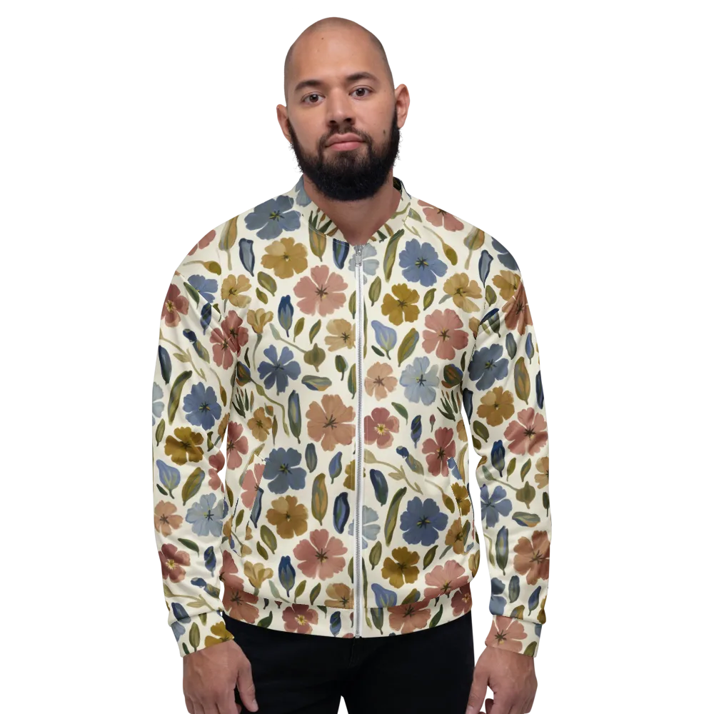 Harvest Garden on Bomber Jacket — Front