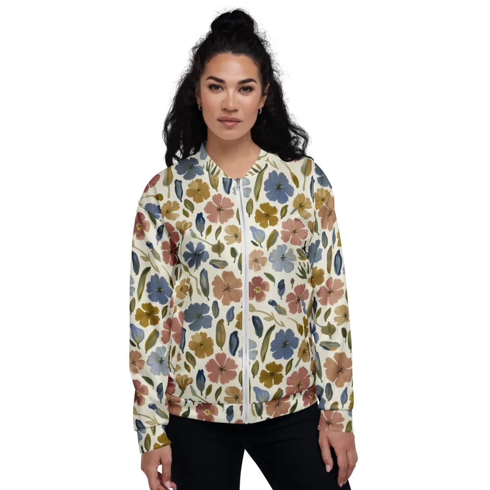 Harvest Garden on Bomber Jacket — Front
