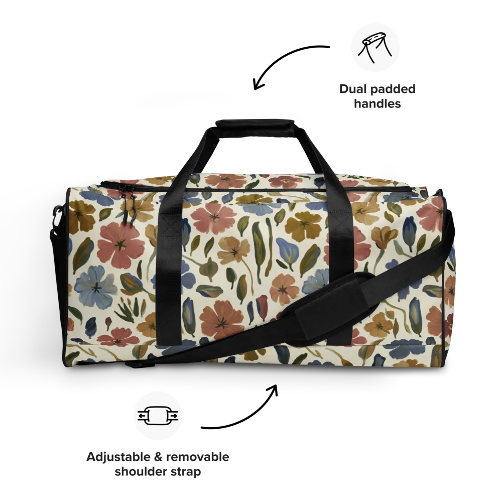 Harvest Garden on Duffle Bag — Front