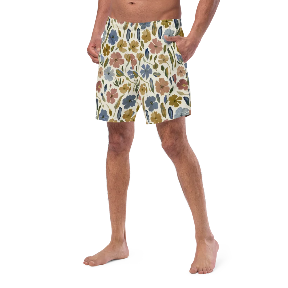 Harvest Garden on Swim Trunks — Left Front