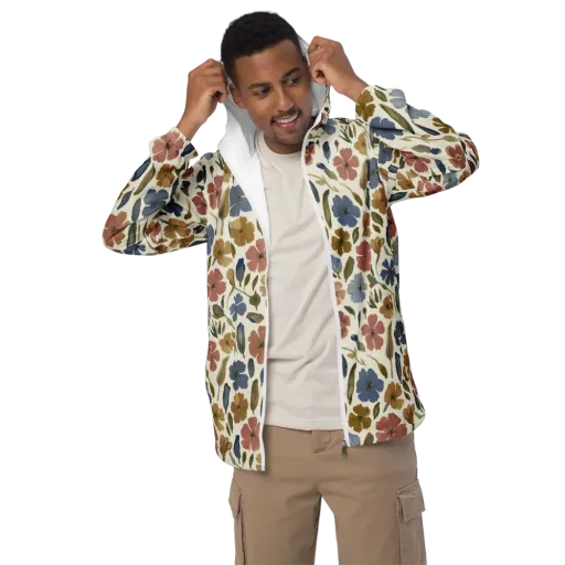 Harvest Garden on a Men's Windbreaker