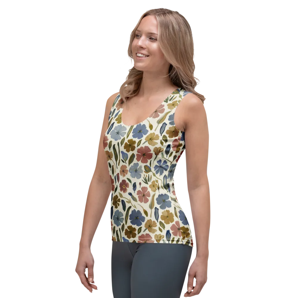 Harvest Garden on Women's Tank Top — Left Front