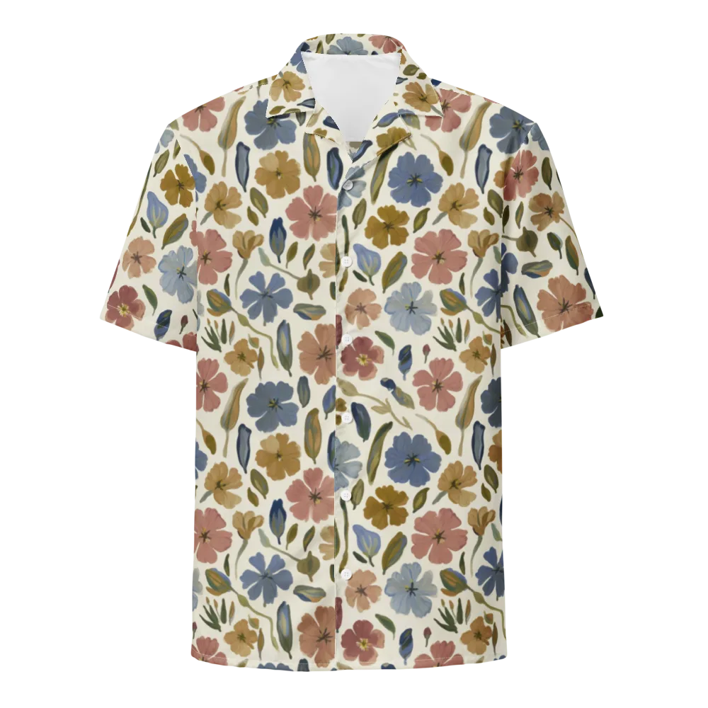 Harvest Garden on Button Shirt — Front