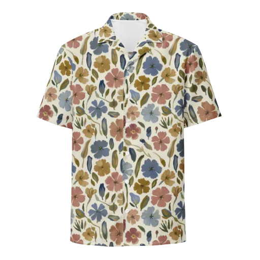 Harvest Garden on a Button Shirt