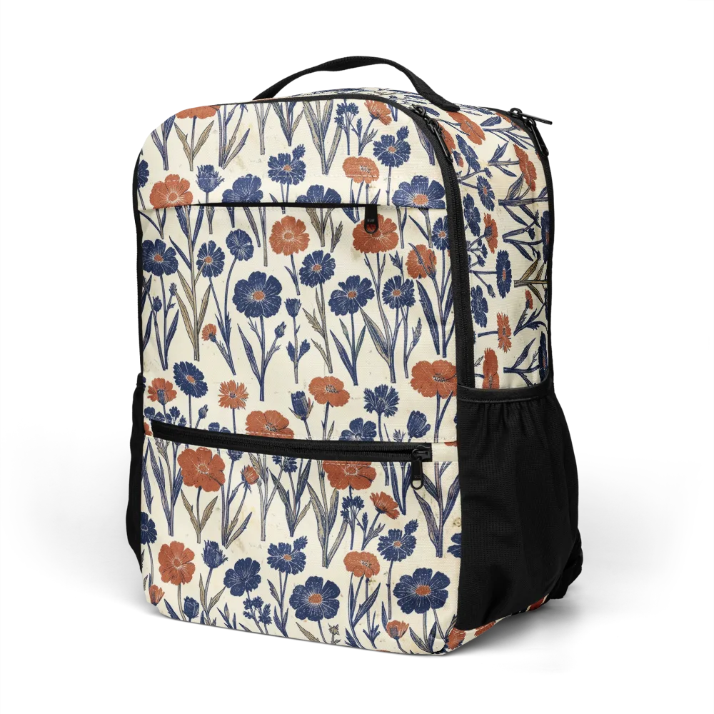 Rust And Midnight on Utility Backpack — Left Front