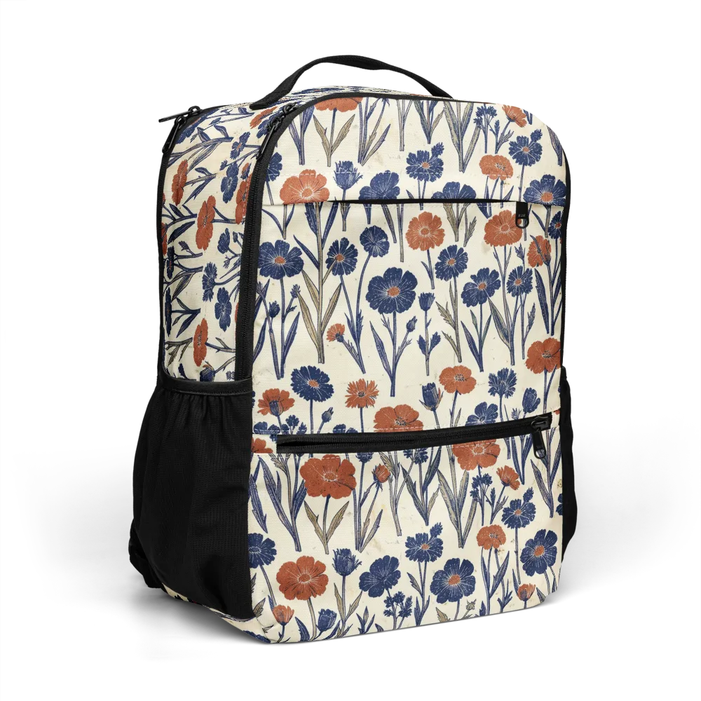 Rust And Midnight on Utility Backpack — Right Front