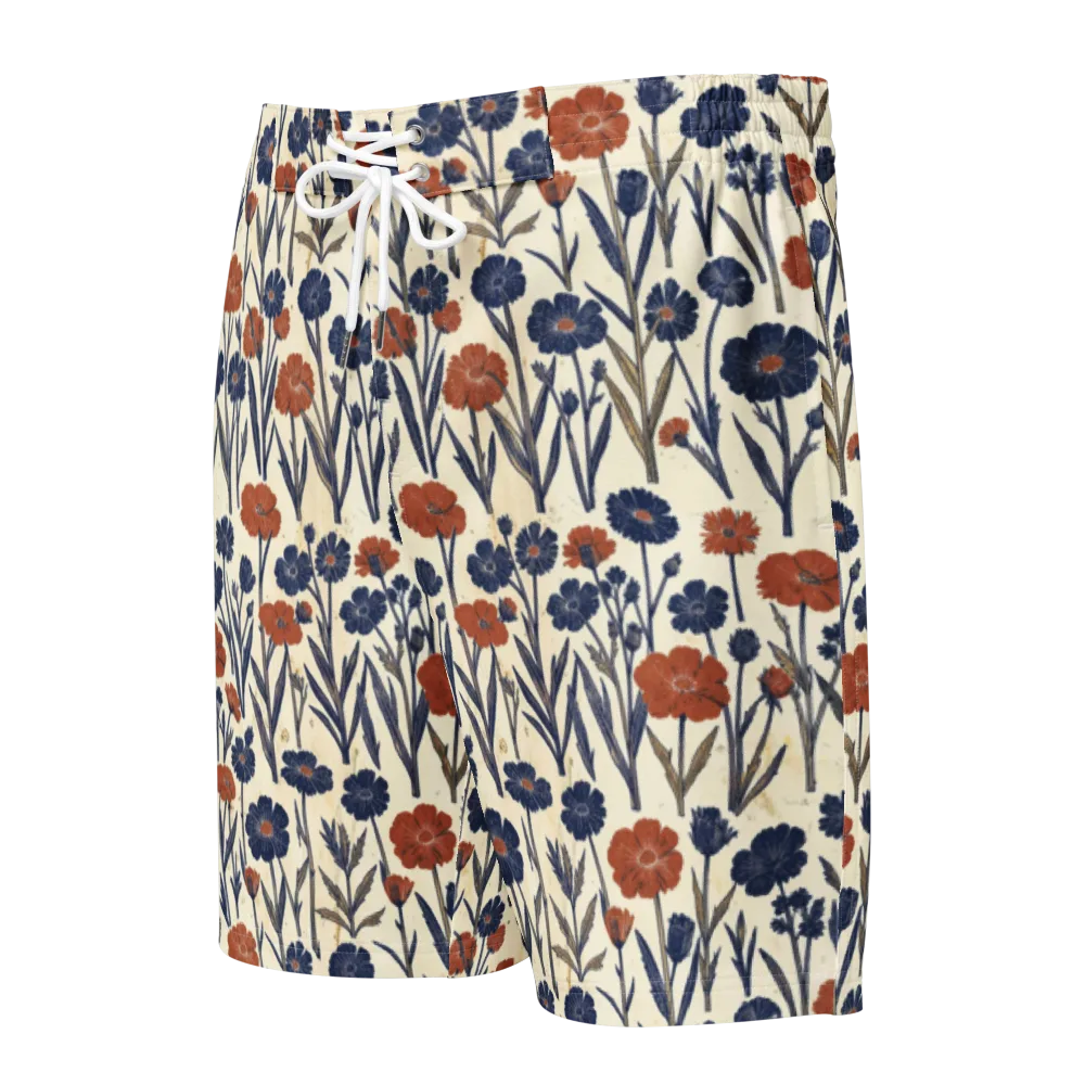Rust And Midnight on Men's Board Shorts — Front