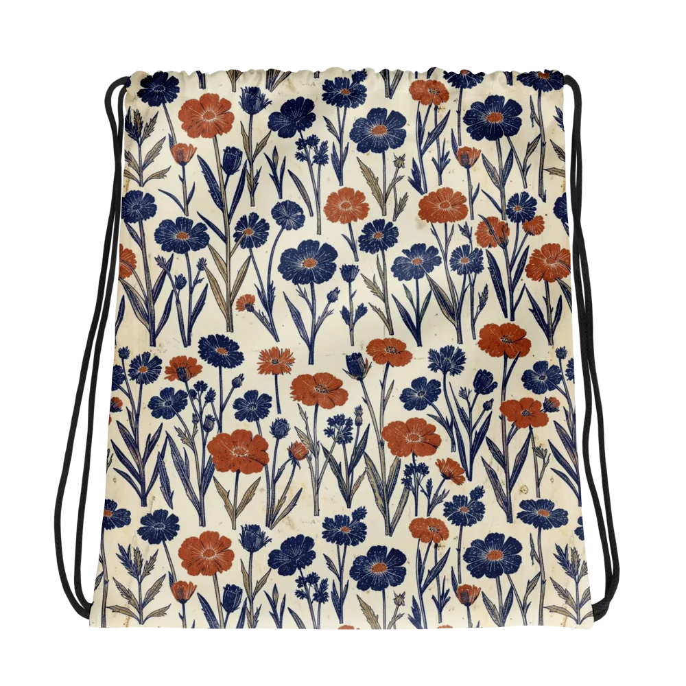 Rust And Midnight on Drawstring Bag — Photo