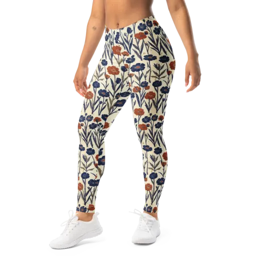 Rust And Midnight on a Leggings