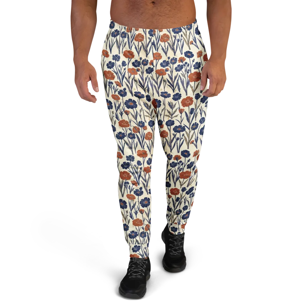 Rust And Midnight on Men's Joggers — Front