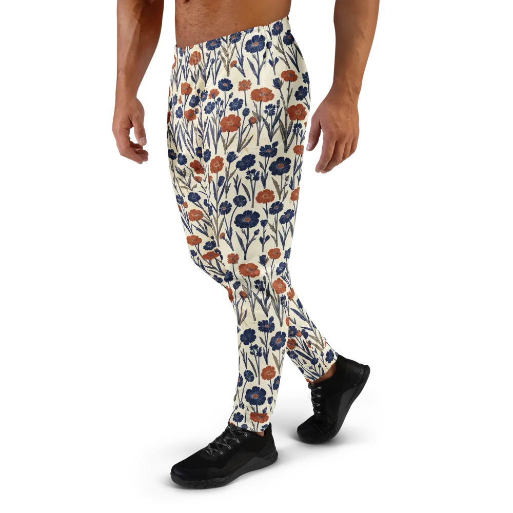 Rust And Midnight on Men's Joggers — Left