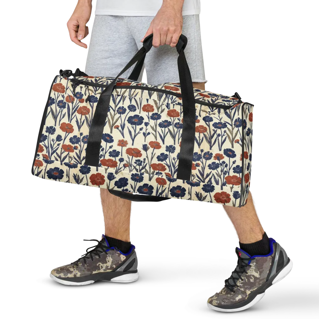 Rust And Midnight on Duffle Bag — Front