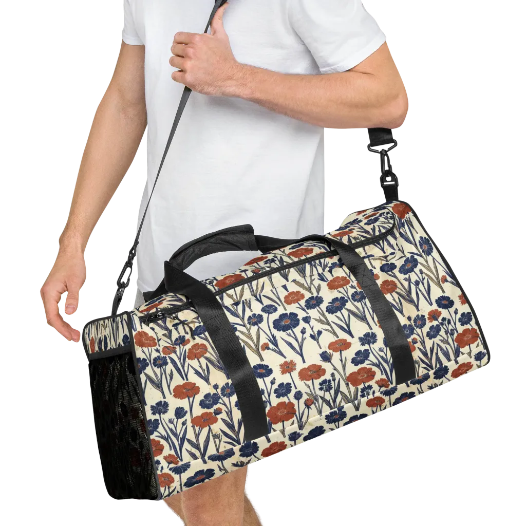 Rust And Midnight on Duffle Bag — Right Front