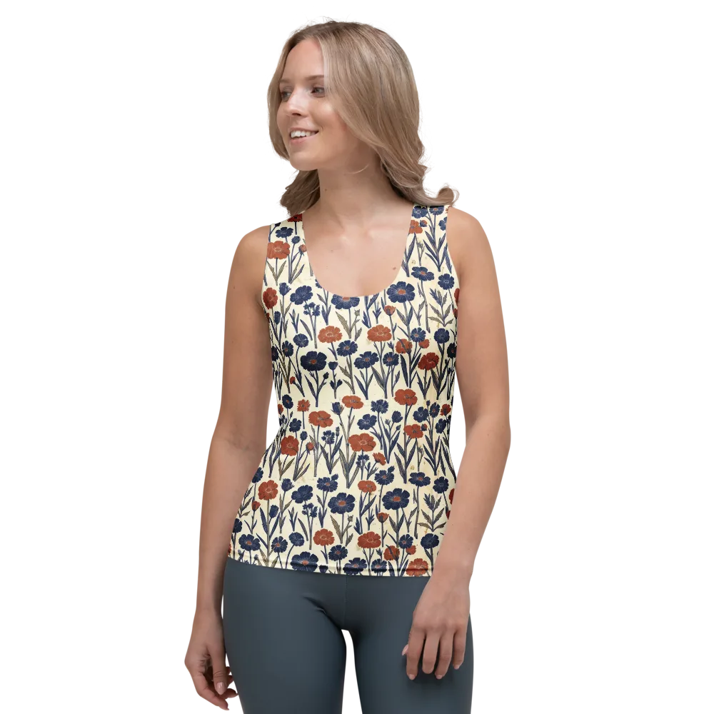 Rust And Midnight on Women's Tank Top — Front