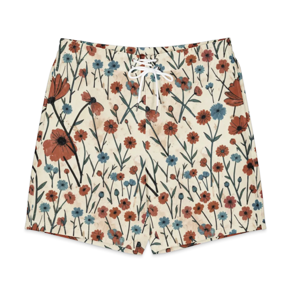 Bluebell Ember on Men's Board Shorts — Front