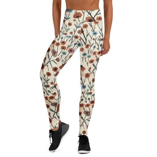 Bluebell Ember on a Yoga Leggings