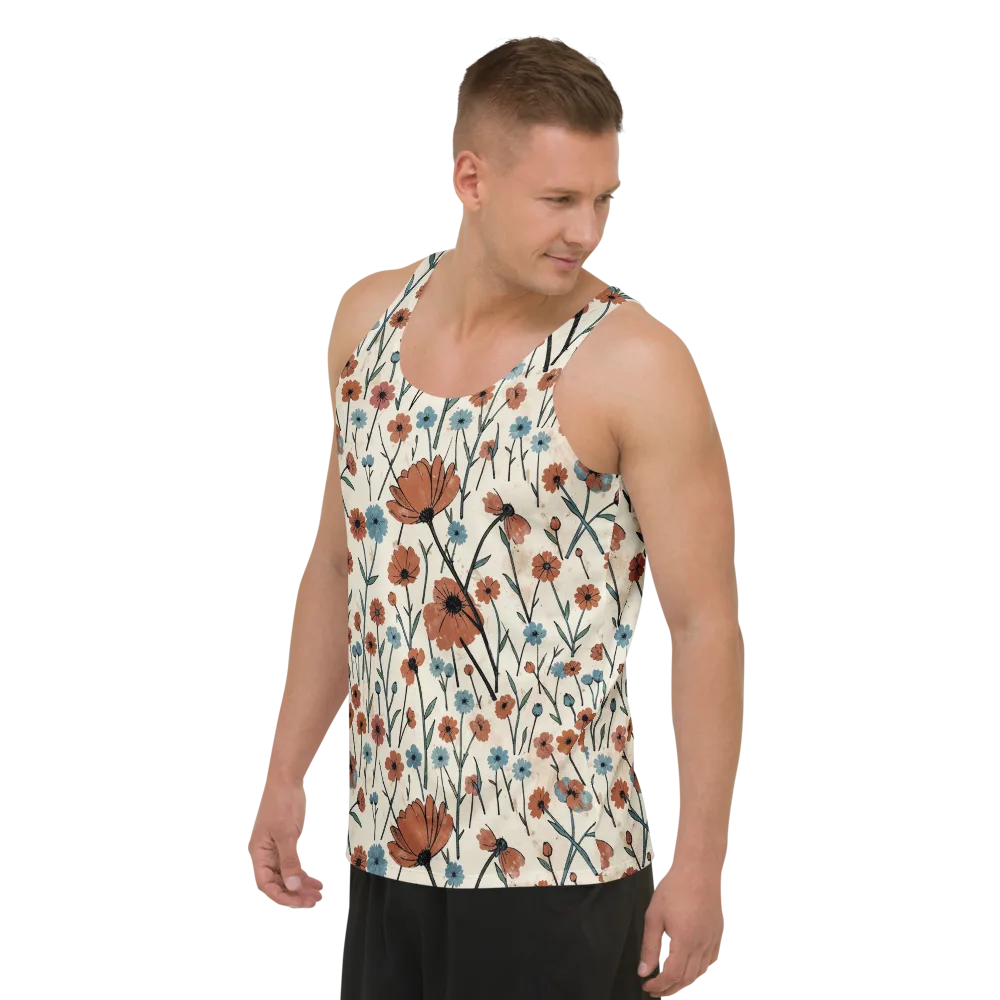 Bluebell Ember on Men's Tank Top — Left Front