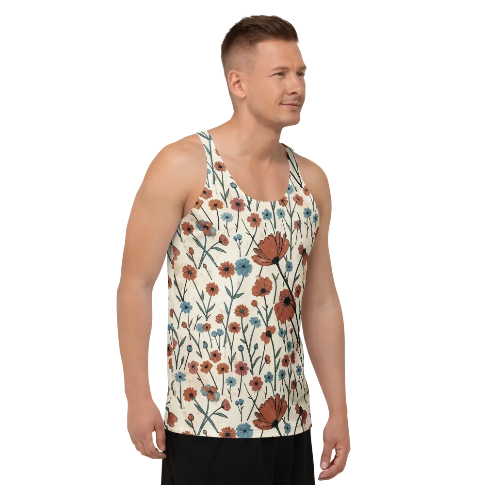 Bluebell Ember on Men's Tank Top — Right Front