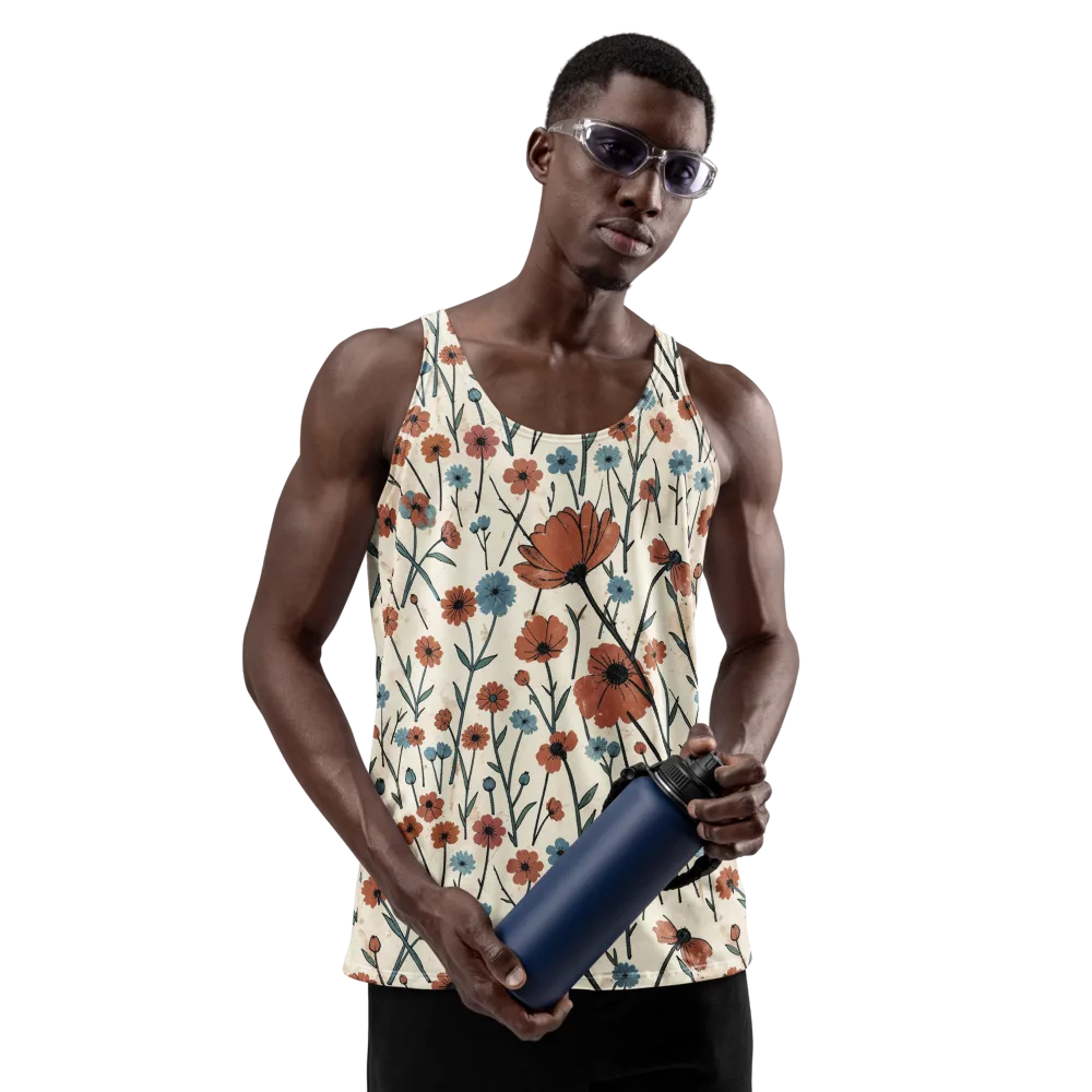 Bluebell Ember on Men's Tank Top — Front