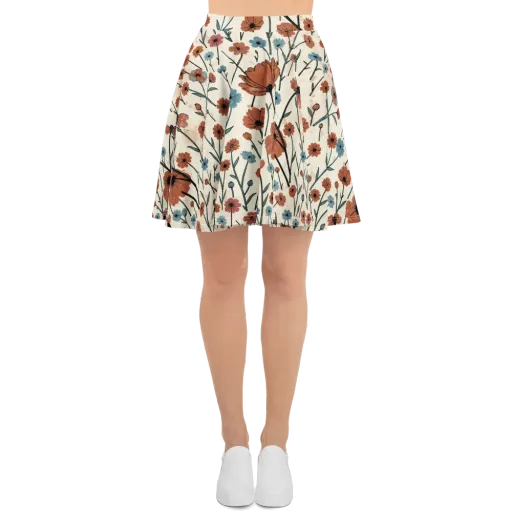 Bluebell Ember on a Skater Skirt