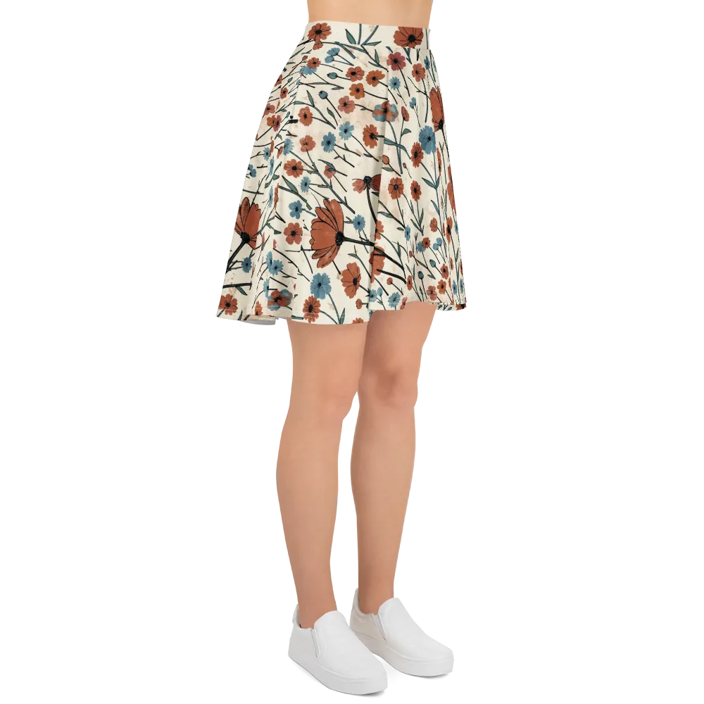 Bluebell Ember on Skater Skirt — Right