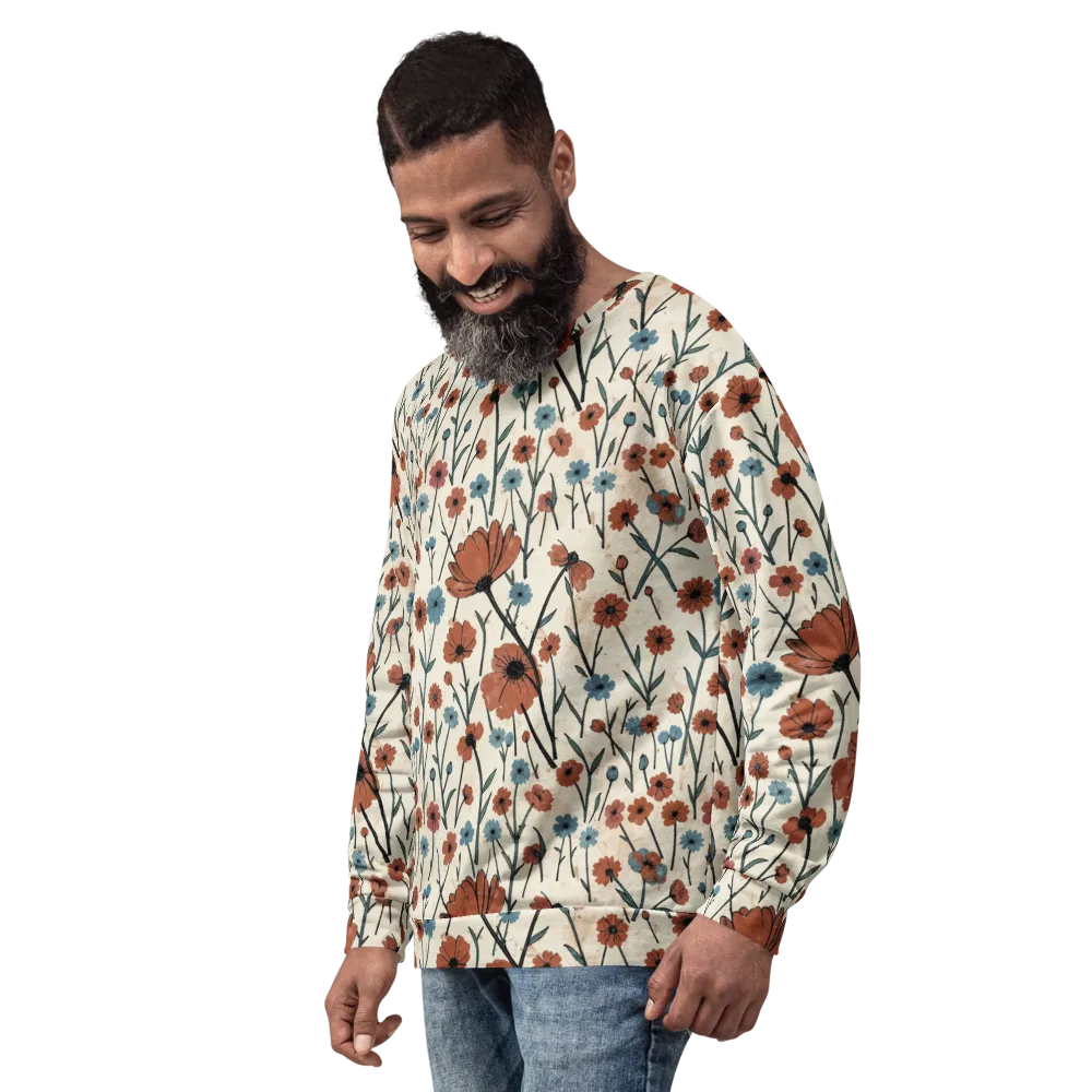 Bluebell Ember on Sweatshirt — Left Front