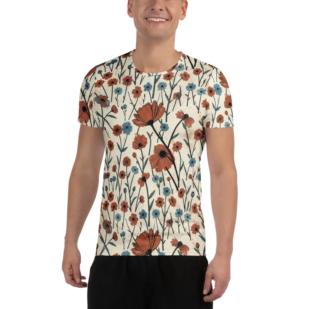 Bluebell Ember on Men's Athletic T-Shirt — Front