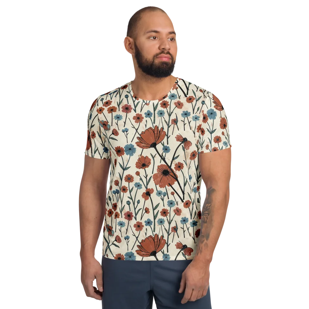 Bluebell Ember on Men's Athletic T-Shirt — Front
