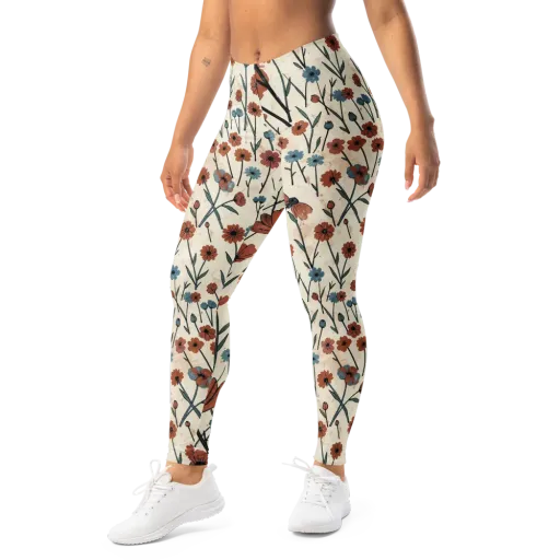 Bluebell Ember on a Leggings