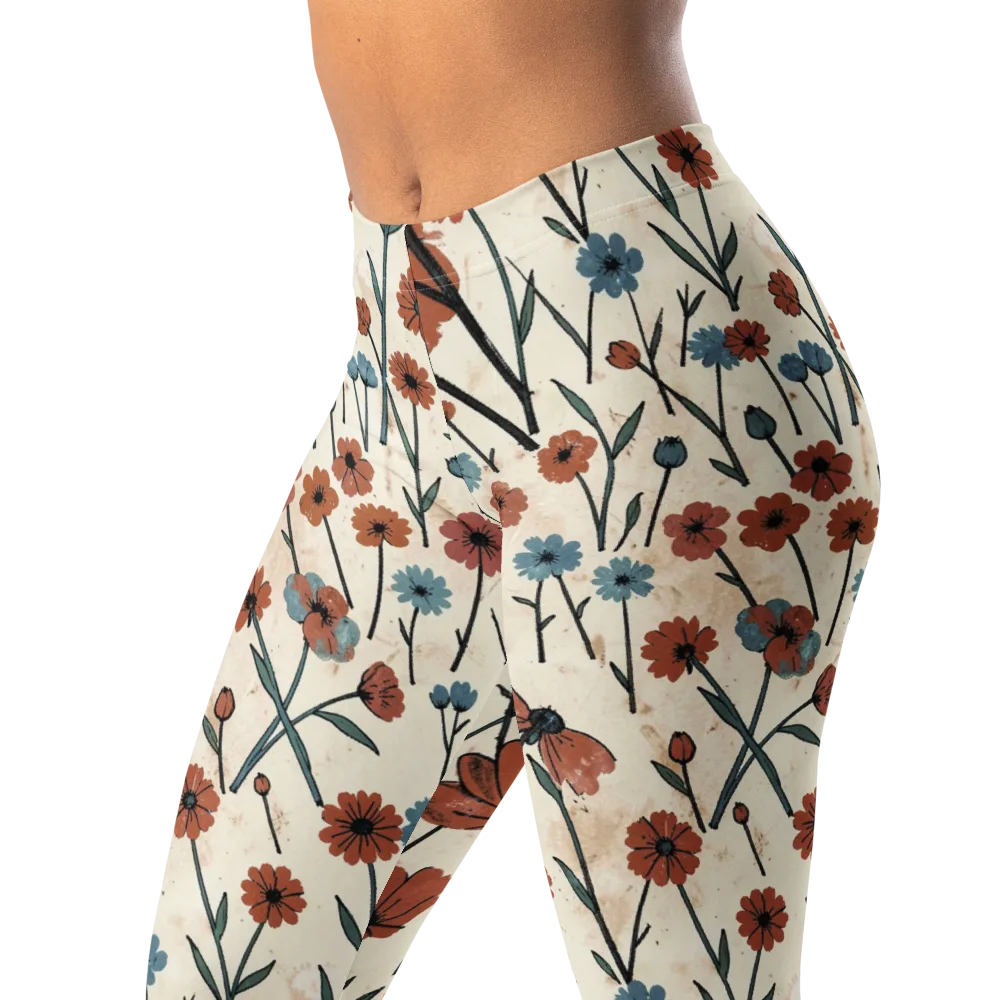 Bluebell Ember on Leggings — Left Front