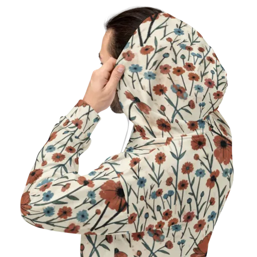 Bluebell Ember on a Hoodie