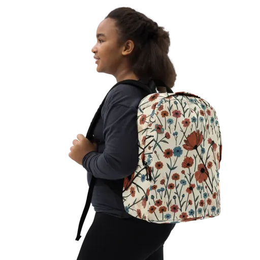 Bluebell Ember on a Minimalist Backpack