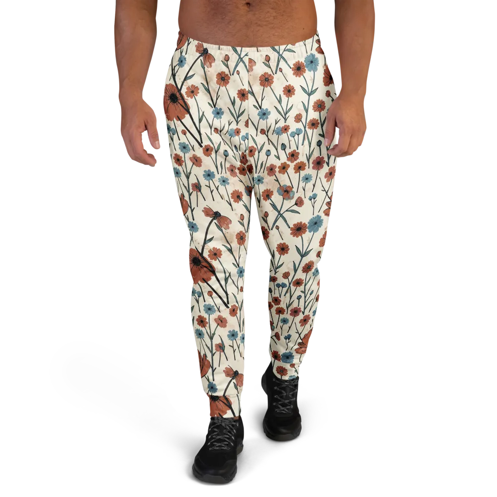 Bluebell Ember on Men's Joggers — Front